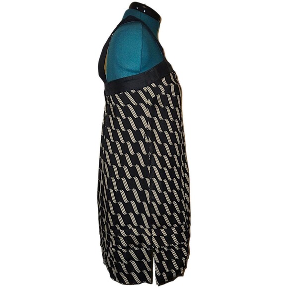 Anthropologie Black and Cream Mini Dress - Picture 3 of 5